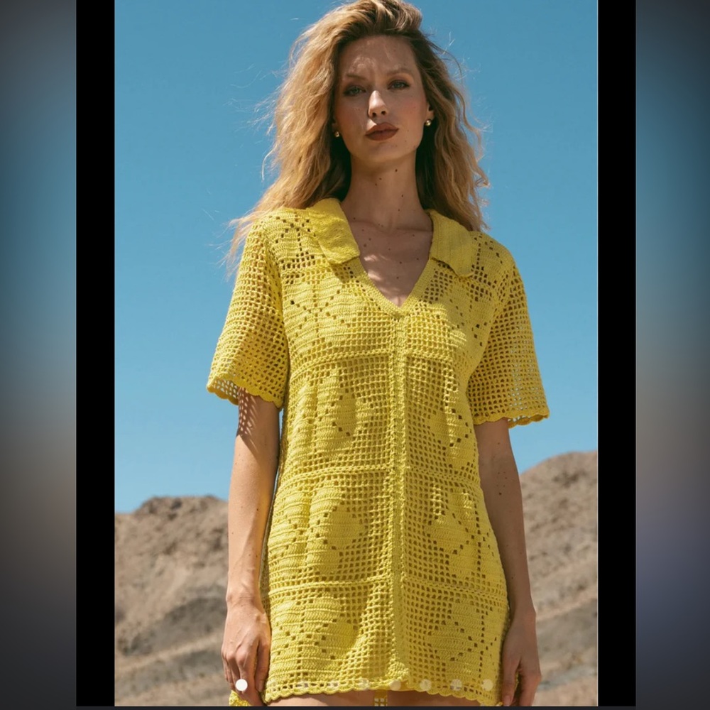 NWT Cleobella ILEANA CROCHET MINI DRESS